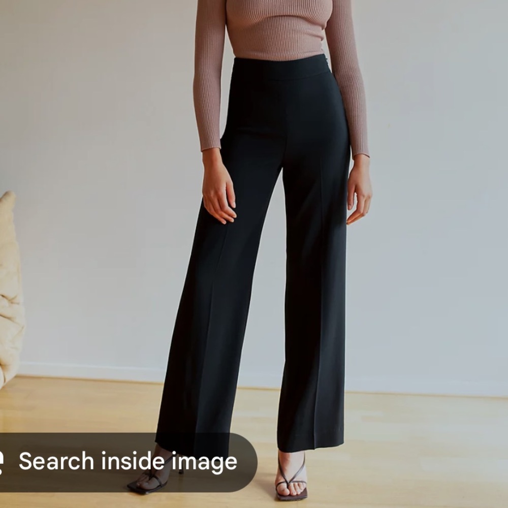 Aritzia Black Wide Leg Pants